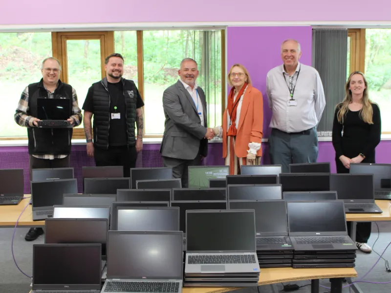 Portland College Receives Generous Donation of 100 Laptops from Capita